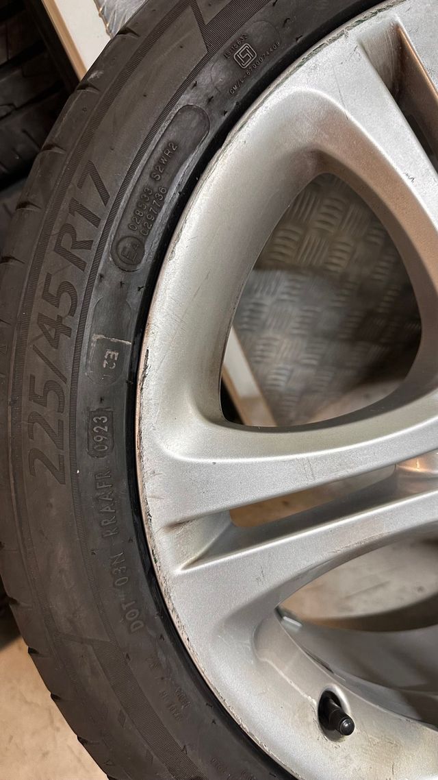 Llantas 17” Mercedes Clase A Clase B CLA 5x112