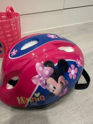 Pack/lote complementos bicicleta niña Minnie Mouse