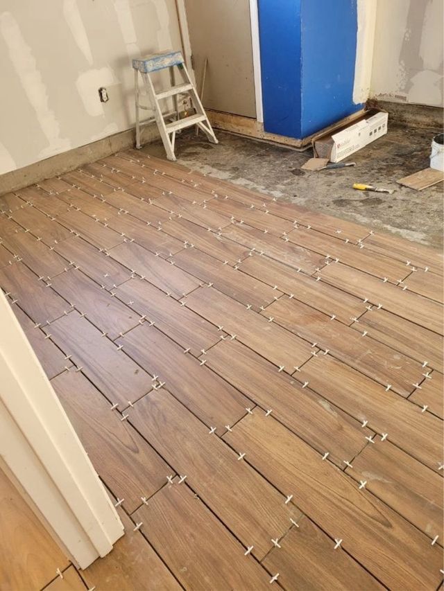 Instalación de suelo sobre suelo