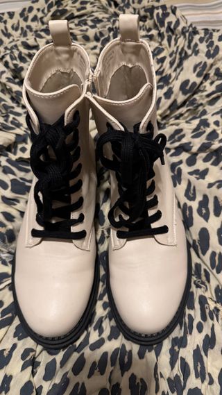 Botines blancos Primark talla 39