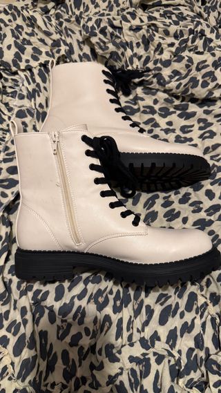 Botines blancos Primark talla 39