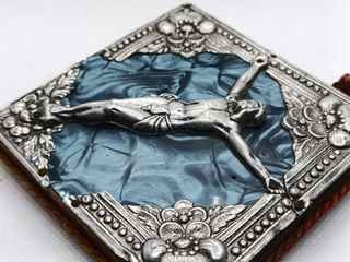 Pequeno quadro antigo católico de Jesus Cristo