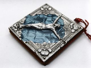 Pequeno quadro antigo católico de Jesus Cristo