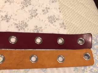 Cinturón de cuero para usar con pañuelos