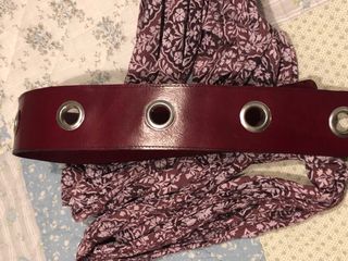 Cinturón de cuero para usar con pañuelos