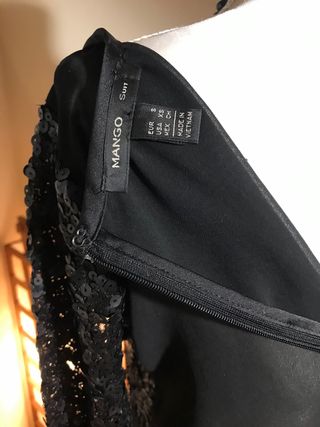 Vestido Negro Lentejuelas