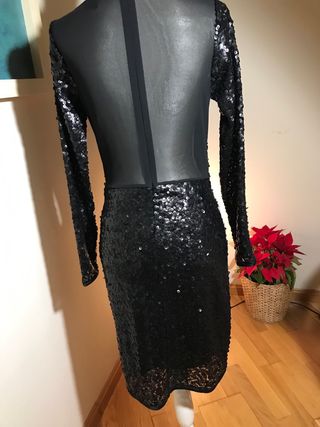 Vestido Negro Lentejuelas