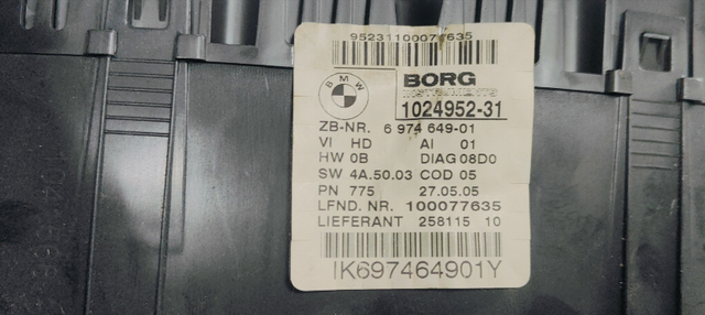 CUADRO INSTRUMENTOS BMW SERIE 1 BERLINA (E81/E87)