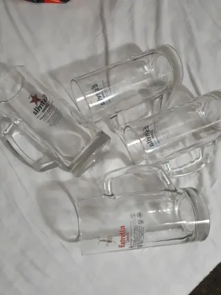 4 Bicchieri da Birra Estrella Damm Grandi