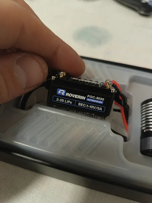 Motore e ESC Brushless INJORA 4800Kv