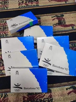 Lote 8 Cajas Monedas 2000 Pts Plata + Certificado