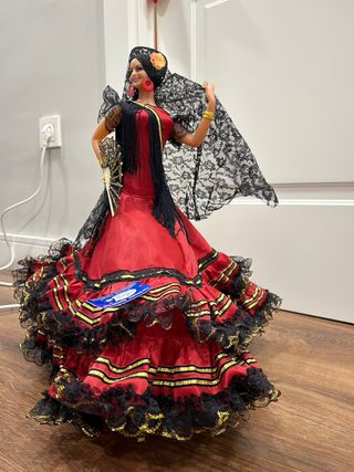 Muñeca Flamenca Marín 45cm