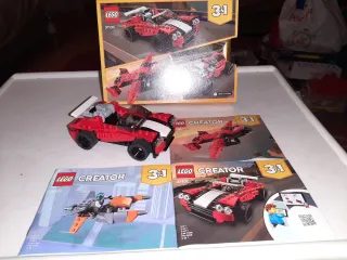 LEGO Creator 31100 3 en 1 Coche Deportivo Rojo