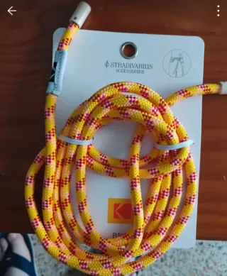 Cinturón Stradivarius Amarillo y Rojo