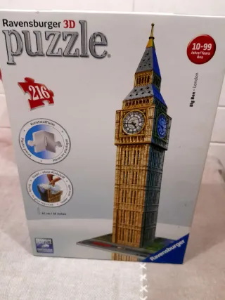 Puzzle 3D Ravensburger Big Ben London 216 piezas