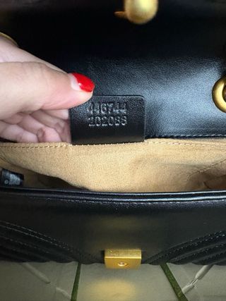 Bolso Gucci Piel Negro y Dorado