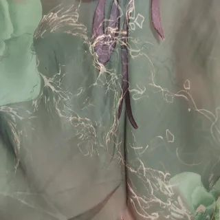 Vestido largo estampado floral talla 48