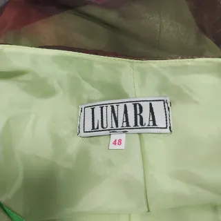 Vestido largo estampado floral talla 48