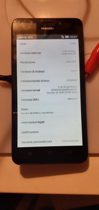 Huawei Y635 nero - Batteria KO