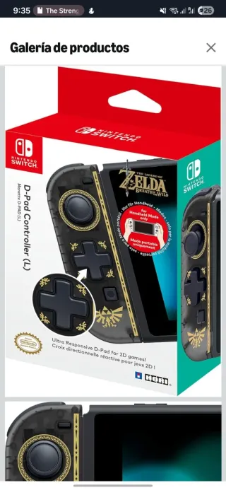 Mando Izquierdo Hori Joy-Con Zelda Switch D-Pad