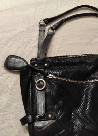 Bolso Piel Furla Negro