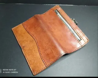 Portafoglio in pelle vintage