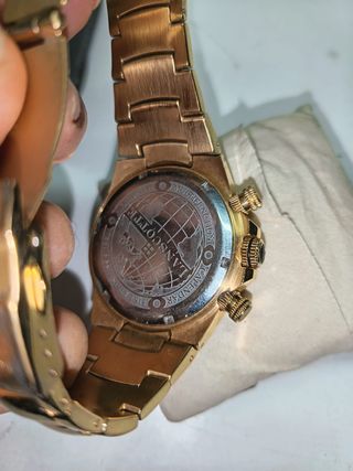 Reloj Lanscotte Multifunción Dorado