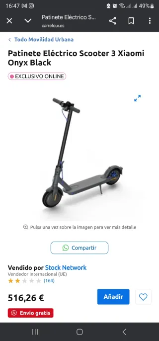Patinete Eléctrico Mi Scooter 3