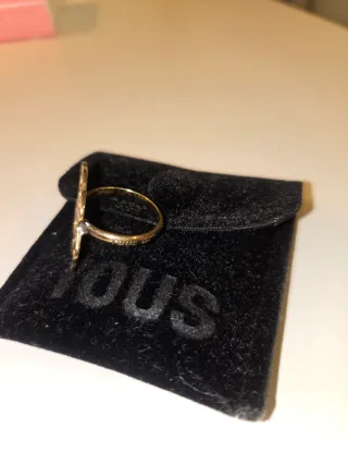Anillo Tous Oso Dorado