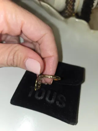 Anillo Tous Oso Dorado