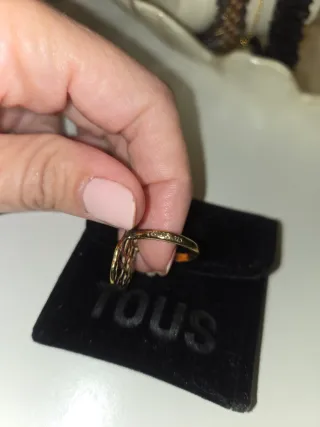 Anillo Tous Oso Dorado