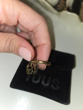 Anillo Tous Oso Dorado