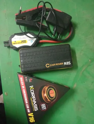 Baliza de Emergencia LED + arrancador de coche