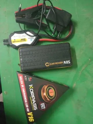 Baliza de Emergencia LED + arrancador de coche