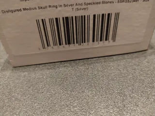 Anillo Calavera Plata 925 con Piedras Multicolor