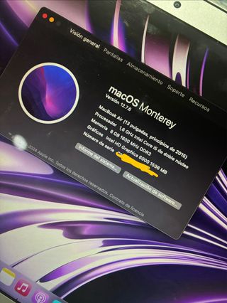 MacBook Air 2015 Plata