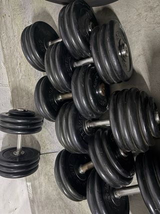 Juego de pesas 26.5 ,29.5 ,31, 33.5 ,36 y 39,5kg