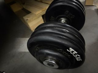 Juego de pesas 26.5 ,29.5 ,31, 33.5 ,36 y 39,5kg