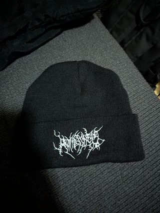 Gorra Invierno Y2K Negra