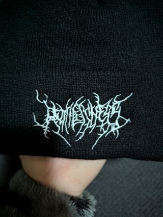 Gorra Invierno Y2K Negra