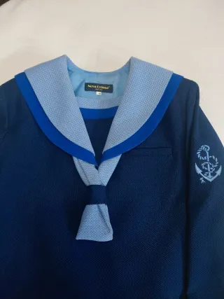 Traje marinero comunión azul talla 12 en