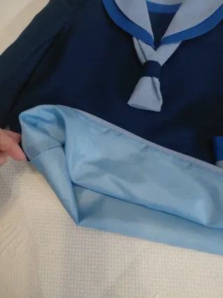 Traje marinero comunión azul talla 12 en