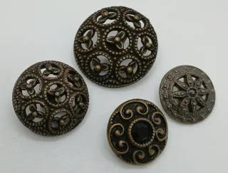 Lotto bottoni gioiello vintage Revivol