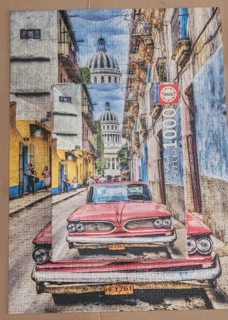 Lote 2 Puzzles 1000 Piezas. Torres Gemelas + Cuba.