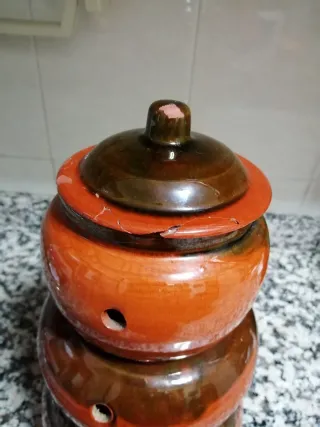 Set di 3 contenitori ceramici da cucina