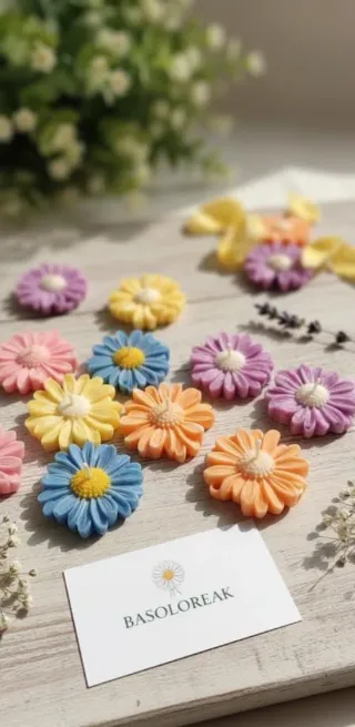 Candele Artigianali Floreali BASOLOREAK