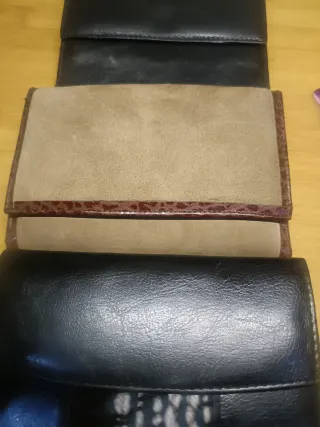 3 Carteras Piel y Ante Mujer