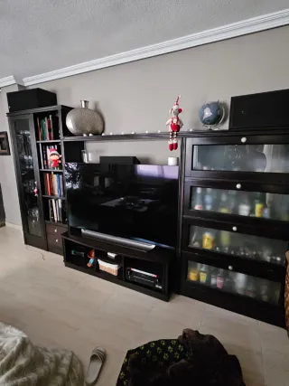 Mueble de salón madera vendo o cambio