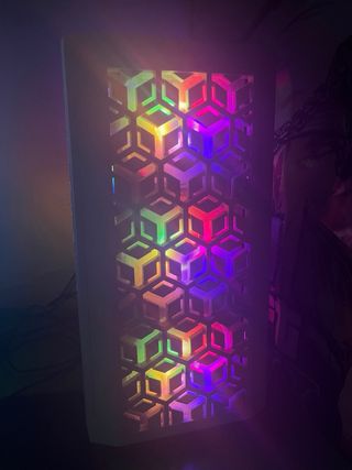 Torre PC Gaming Blanca con Luces RGB