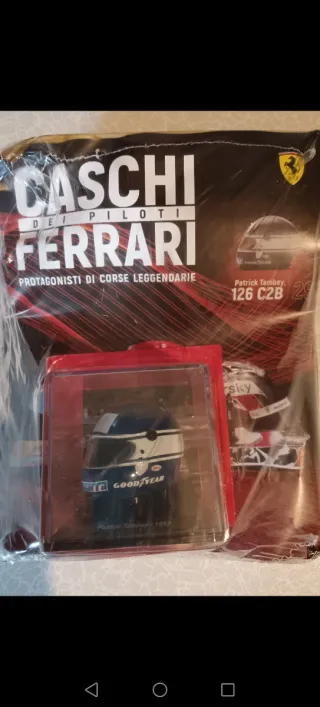 Casco F1 Patrick Tambay Scuderia Ferrari
